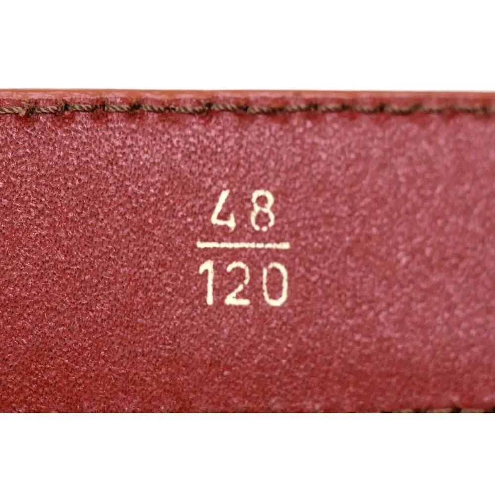 Handmade Italy BROWN REAL LEATHER 1 1/8